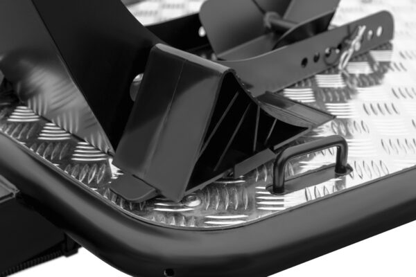 Klin do blokowania kół w przyczepie motocyklowej