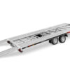 przyczepa laweta uchylna LORRIES car transporter trailer Anhänger ze zintegrowanymi najazdami 3000 kg 5.5 m
