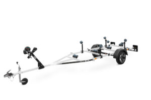 mała nowoczesna przyczepa podłodziowa DMC 550 kg